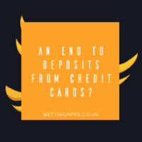News - an end to credit card deposits