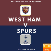West Ham v Spurs betting preview and tips