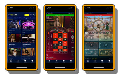 William Hill live casino app screenshots