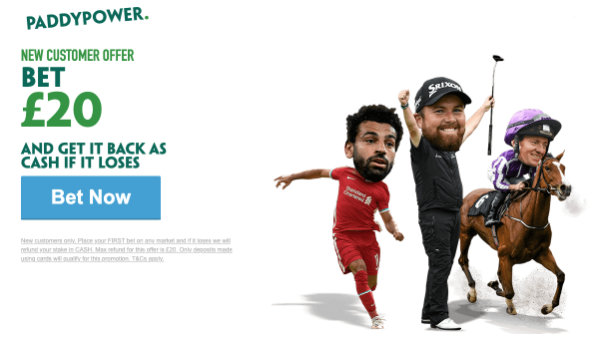 Paddy Power new customer promotion