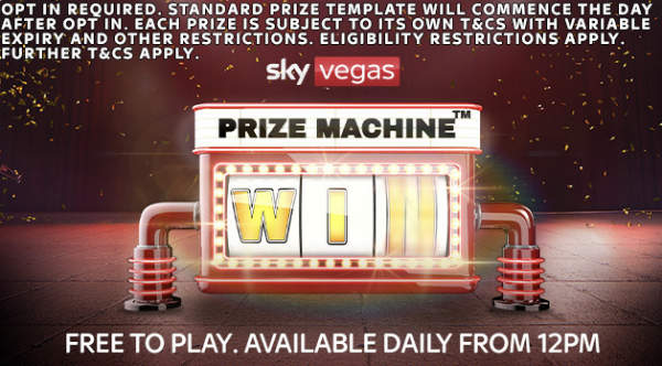 Prize Machine details