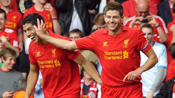 Suarez and Gerrard at Liverpool