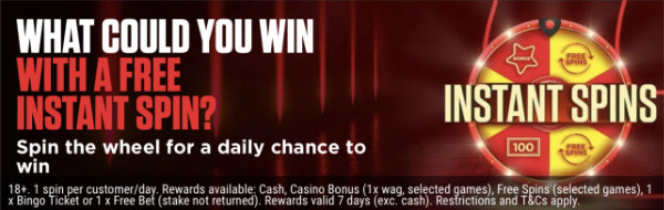 ladbrokes casino free spins