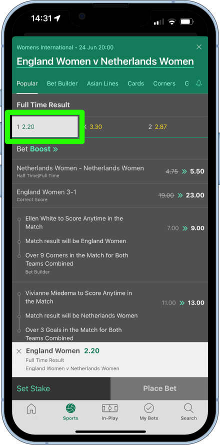 how to place a bet with bet365