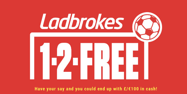 Ladbrokes 1-2-FREE promotion