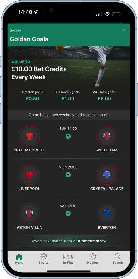 bet365 Goals Giveaway: Free To Play Football Game, Chance To Win Free Bets  Every Week