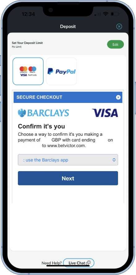 confirming deposit with bank