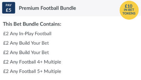 Premium football bet bundle