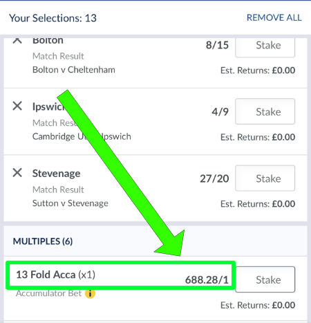 beginners betting accumulator 3