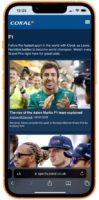 Coral's F1 news blog