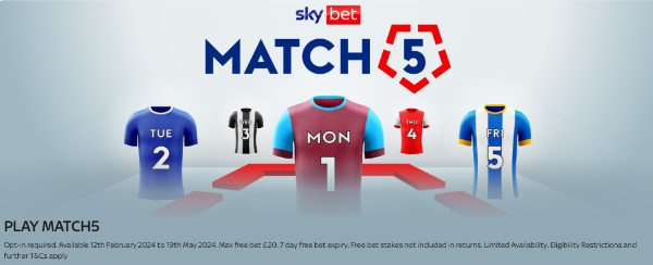 Match 5 by Sky Bet