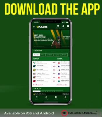 Vickers app download banner
