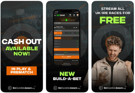 Betzone iPhone app features