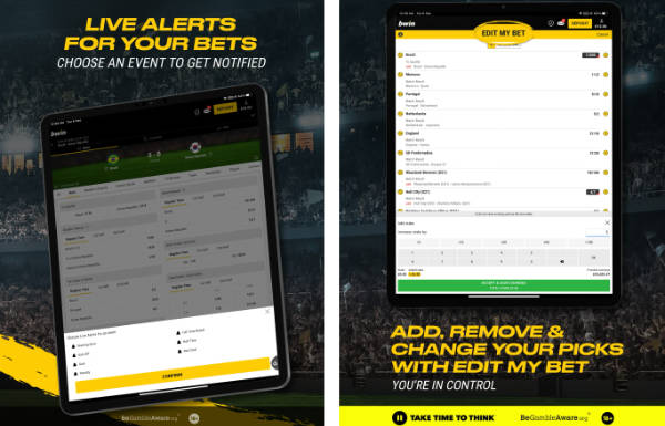 A graphic shoiwing how to use the edit bet feature
