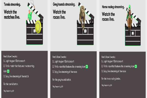 sports with live streaming on the 10bet app