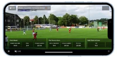 Bet and watch on the Coral app