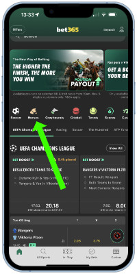 how to access horse racing section