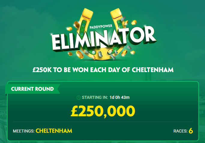Paddy Power Eliminator Cheltenham Competition