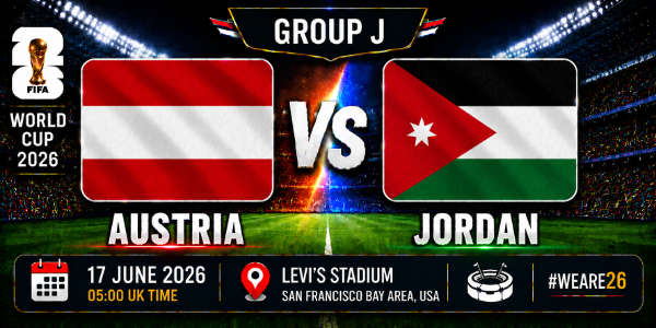 Austria v Jordan group j world cup 26