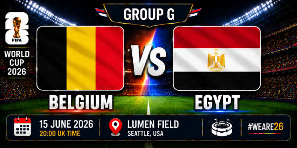 Belgium v Egypt Group G world cup 26