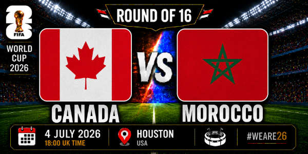 Canada v Morocco round of 16 world cup 26