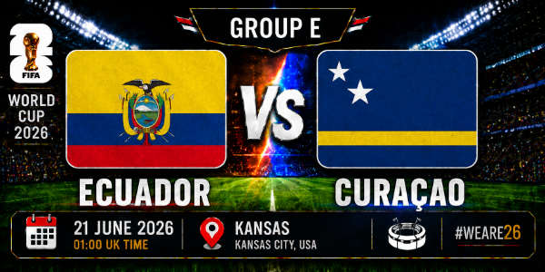 Ecuador v Curacao group E world cup 26