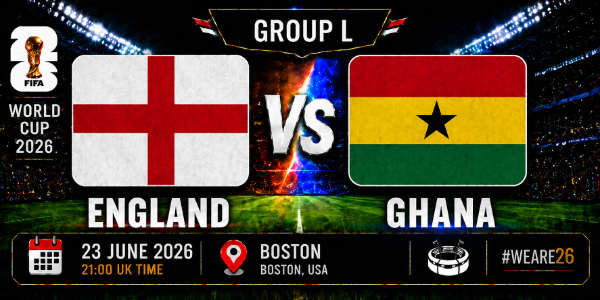 England v Ghana group L world cup 26