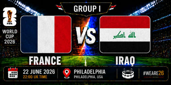 France v Iraq group I world cup 26