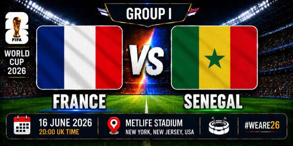 France v Senegal Group i world cup 26