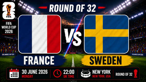 France v Sweden round of 32 world cup 26