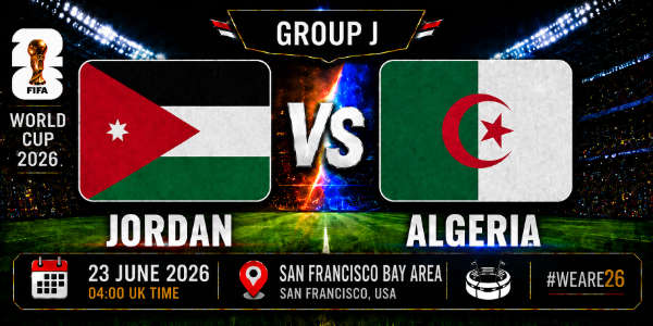 Jordan v Algeria group J world cup 26
