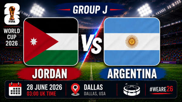 Jordan v Argentina group J world cup 26