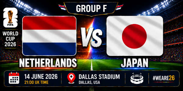 Netherlands v Japan Group F world cup 26