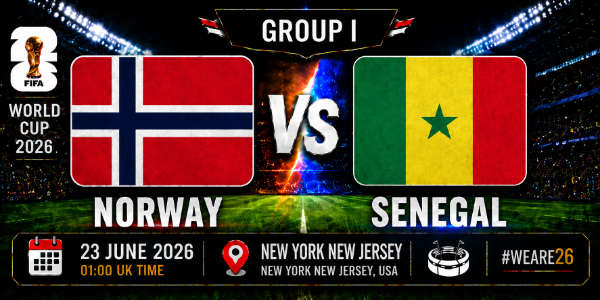 Norway v Senegal group I world cup 26
