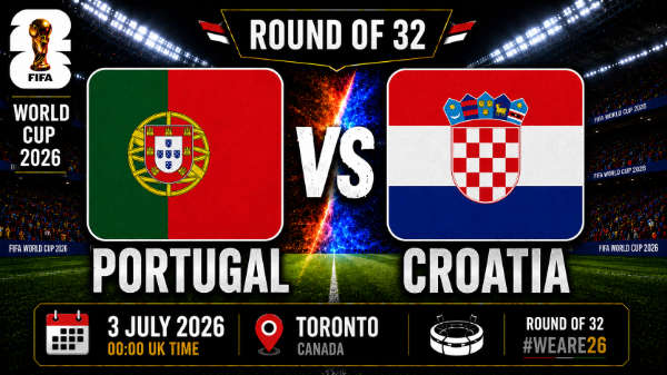 Portugal v Croatia round of 32 world cup 26