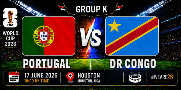 Portugal v DR Congo group K world cup 26