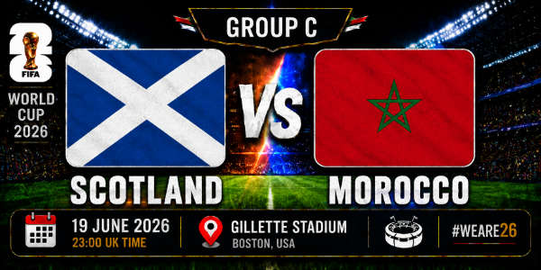 Scotland v Morocco Group C world cup 26