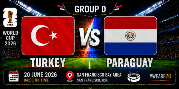Turkey v Paraguay Group D world cup 26