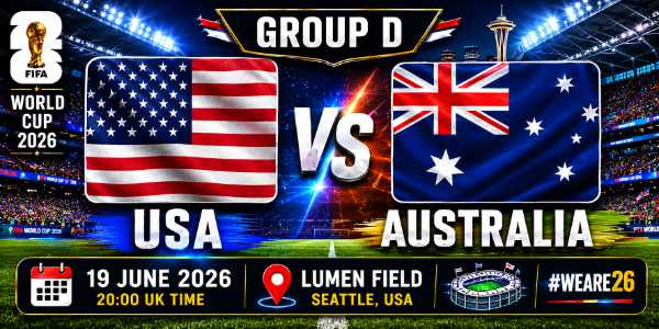 USA v Australia Group D world cup 26