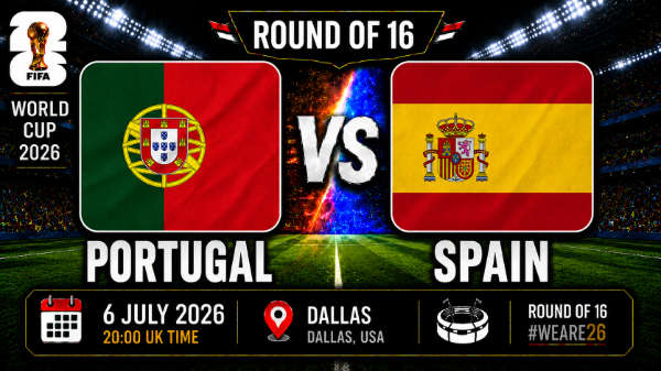 Portugal v Spain round of 16 world cup 26