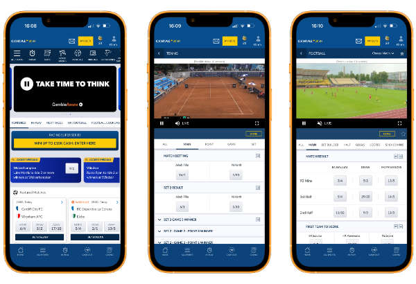 Coral app screenshots